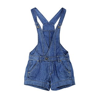 Demin Overall Shorts